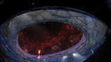 Στιγμιότυπο από την Τελετή Λήξης των Ολυμπιακών Αγώνων του Πεκίνου. ...