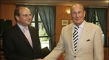 Συνάντηση του υπουργού Μεταφορών και Επικοινωνιών κ. Κωστή Χατζηδάκη με τον πρόεδρο ...