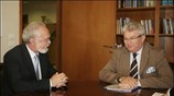 Συνάντηση του υπουργού Ανάπτυξης Χρήστου Φώλια με τον πρόεδρο της Επιτροπής Ανταγωνισμού ...