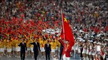Στιγμιότυπο από την Τελετή Εναρξης των Ολυμπιακών Αγώνων του Πεκίνου. ...