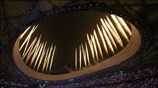 Στιγμιότυπο από την Τελετή Εναρξης των Ολυμπιακών Αγώνων του Πεκίνου. ...
