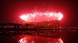 Στιγμιότυπο από την Τελετή Εναρξης των Ολυμπιακών Αγώνων του Πεκίνου. ...