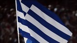 Οι Έλληνες αθλητές μπαίνουν στο Ολυμπιακό Στάδιο του Πεκίνου. ...