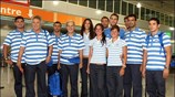 Οι αθλητές της Ελληνικής ομάδας κολύμβησης αναχώρησαν χθες για το Πεκίνο. ...