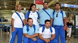 Οι αθλητές της Ελληνικής ομάδας ¶ρης Βαρών αναχώρησαν χθες για το Πεκίνο. ...