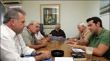 Ο πρόεδρος του ΣΥΝ Αλέξης Τσίπρας συναντήθηκε με τη Γενική Συνομοσπονδία  ...