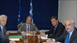 Το προεδρείο της Ελληνικής Ένωσης Τραπεζών ΕΕΤ δέχθηκε το μεσημέρι ο υπουργός ...