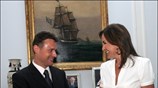 Η υπουργός Εξωτερικών Ντόρα Μπακογιάννη συνομιλεί με τον Κροάτη ομόλογο της Gordan ...