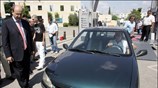 Ο υπουργός Μεταφορών και Επικοινωνιών Κωστής Χατζηδάκης στη παρουσίαση Κινητής Μονάδας ΚΤΕΟ ...