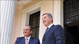 Ο πρωθυπουργός Κώστας  Καραμανλής συναντήθηκε με τον πρωθυπουργό Μαυροβουνίου Μίλο Τζουκάνοβιτς ...