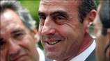 Ο υπουργός Εμπορικής Ναυτιλίας Γιώργος Βουλγαράκης μιλά με δημοσιογράφους μετά τη συνάντηση ...