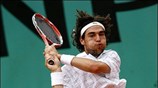 Ο Γάλλος Jeremy Chardy (φωτό) αγωνίστηκε με τον Ισπανό Nicolas Almagro στον ...