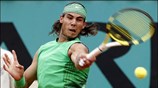 Ο Ισπανός Rafael Nadal  (στη φωτογραφία) αγωνίστηκε χθες με τον Nicolas ...