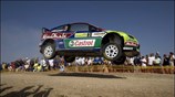 Ο Φιλανδός Mikko Hirvonen, με Ford Focus στο Σχηματάρι. ...
