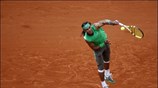 Ο Ισπανός Rafael Nadal αγωνίζεται κόντρα στον Βραζιλιάνο Thomaz Bellucci. ...