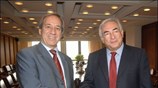 Ο υπουργός Οικονομικών Γιώργος Αλογοσκούφης συναντήθηκε στην Ουάσινγκτον με τον διευθύνοντα σύμβουλο ...