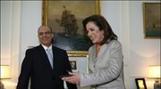 Με τον πρόεδρο της Βουλής των Αντιπροσώπων της Κυπριακής Δημοκρατίας Μάριο Καρογιάν, ...