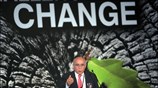 Ο ΥΠΕΧΩΔΕ Γιώργος Σουφλιάς κατά την ομιλία του στο  Διεθνές συνέδριο ...