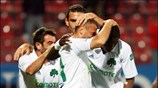Στο δεύτερο αγώνα των πλέι οφ ο Πανιώνιος υποδέχθηκε τον Παναθηναϊκό στο ...