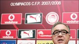 Χειμαρρώδης ήταν ο πρόεδρος της ΠΑΕ Ολυμπιακός Σωκράτης Κόκκαλης κατά τη συνέντευξη ...