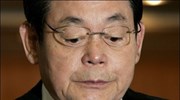 Ο πρόεδρος του ομίλου Samsung, Λι Κουν-Χι, ο οποίος κατηγορείται για φοροδιαφυγή ...