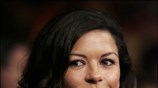 Η ηθοποιός Catherine Zeta-Jones παρακολούθησε τον αγώνα μποξ μεταξύ των Bernard Hopkins ...