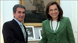 Η υπουργός Εξωτερικών Ντόρα Μπακογιάννη συναντήθηκε σήμερα με τον πολιτικό εκπρόσωπο του ...