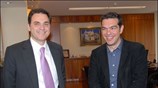 Με τον πρόεδρο του Ταχυδρομικού Ταμιευτηρίου ¶γγελο Φιλιππίδη συναντήθηκε σήμερα ο πρόεδρος ...