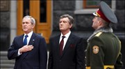 Ο πρόεδρος των ΗΠΑ Τζορτζ Μπους υποστήριξε σήμερα στο Κίεβο την προοπτική ...