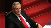 Ο υπουργός Υγείας  Δημήτρης Αβραμόπουλος στην ολομέλεια της Βουλής, κατά την ...