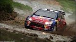 Ο Γάλλος Sebastian Loeb, με Citroen C4 WRC, στο shakedown του Ράλι ...