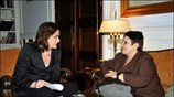 Συνάντηση με την υπουργό Εξωτερικών Ντόρα Μπακογιάννη είχε χθες η γενική γραμματέας ...