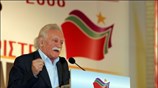 Ο Μανώλης Γλέζος μιλά στην Πανελλαδική Σύσκεψη του Συνασπισμού Ριζοσπαστικής Αριστεράς. ...