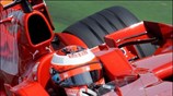 Ο Φιλανδός οδηγός της Ferrari Kimi Raikkonen στις ελεύθερες δοκιμές στην πίστα ...