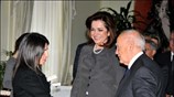 Ο Πρόεδρος της Δημοκρατίας Κάρολος Παπούλιας και η υπουργός Εξωτερικών Ντόρα Μπακογιάννη ...
