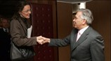Ο υφυπουργός Εξωτερικών Γιάννης Βαληνάκης υποδέχεται στο υπουργείο Εξωτερικών την Σλοβάκα ομόλογο ...