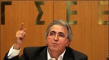 Ο πρόεδρος της ΓΣΕΕ Γιάννης Παναγόπουλος ανέλυσε σήμερα σε συνέντευξη Τύπου τους ...