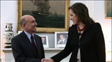 Το νέο πρέσβη της Τουρκίας στην Αθήνα, Αχμέτ Ογούζ Τσελικόλ, δέχθηκε σήμερα ...