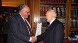 Ο Πρόεδρος της Δημοκρατίας Κάρολος Παπούλιας συναντήθηκε σήμερα με τον βουλευτή του ...