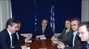 Απόψεις για την πορεία της ελληνικής οικονομίας αντάλλαξαν ο υπουργός Οικονομίας Γιώργος ...