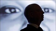 Ο Klaus Schwab ιδρυτής και πρόεδρος του Παγκόσμιου Οικονομικού Φόρουμ κατά τη ...