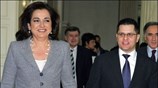 Η υπουργός Εξωτερικών Ντόρα Μπακογιάννη υποδέχεται τον Σέρβο ομόλογό της Vuk Jeremic ...