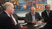 Ο πρόεδρος του ΠΑΣΟΚ Γιώργος Παπανδρέου είχε σήμερα συνάντηση με βουλευτές του ...