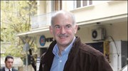 Ο πρόεδρος του ΠΑΣΟΚ Γιώργος Παπανδρέου φθάνει στα κεντρικά γραφεία του κόμματος ...