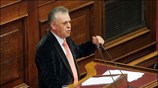 Ο γενικός εισηγητής του ΣΥΡΙΖΑ Ιωάννης Δραγασάκης κατά την ομιλία του στη ...