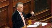 Ο γενικός εισηγητής του ΣΥΡΙΖΑ Ιωάννης Δραγασάκης κατά την ομιλία του στη ...