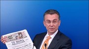 05/02: Ο υπουργός Επικρατείας Θοδωρής Ρουσόπουλος κατά την ενημέρωση των πολιτικών συντακτών ...