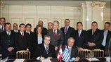 Ο υπουργός Ανάπτυξης Χρήστος Φώλιας παρέστη στην υπογραφή συμφωνίας ίδρυσης επιχειρηματικού συμβουλίου ...