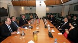 Ο υπουργός Πολιτισμού Μιχάλης Λιάπης συναντήθηκε σήμερα με τον αναπληρωτή υπουργό Πολιτισμού ...