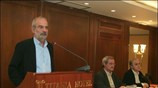 Ο πρόεδρος του Συνασπισμού Αλέκος Αλαβάνος μιλά στην έναρξη της ΚΠΕ του ...